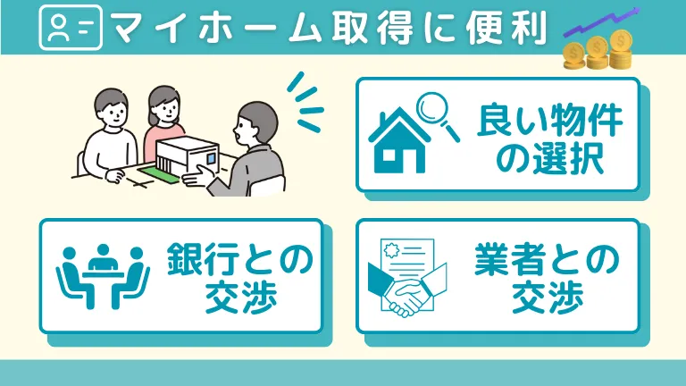 不動産への未経験の転職で20代や30代の宅建資格の取得のメリットNo6：マイホーム取得時や転職時に主婦の武器にもなる